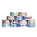 24 Rolls Decorative Washi Masking Tape Set,Festival Series Collection for Handcraft, Gift Wrapping, Planner and Bullet Journal