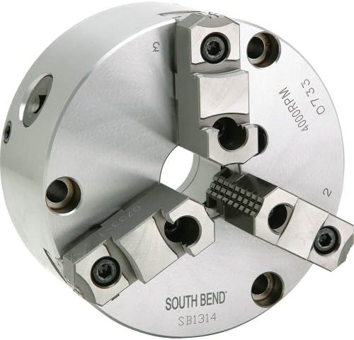 South Bend SB1314-6" High Precision Adjustable 3 Jaw Scroll Chuck