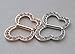 maikun Oval Scarf Ring Elegant Simple, Butterfly Silver-Tone, Size No Size