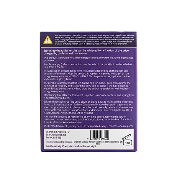SALON-QUALITY-WITH-PROFESSIONAL-RESULTS-Brazilian-Straight-Keratin-Purple-Treatment-Kit-Quality-Hair-StraighteningBlow-DrySmoothingHome-Use-Great-gift SALON QUALITY KERATIN BOTOX WITH PROFESSIONAL RESULTS. Brazilian Straight, Purple Treatment Kit, 1-3 APPLICATIONS, Hair…