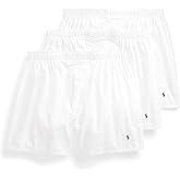 POLO RALPH LAUREN Underwear Boxers Pack, 3-Pack, Classic Fit Cotton Woven Men's Underwear, (Big & Tall Availble)