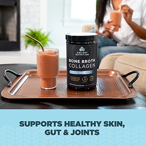 Ancient Nutrition Collagen Powder, Bone Broth Collagen, Vanilla