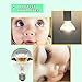 Luxon 6w G80 Led Bulb with Mirror, Half Chrome Siliver Globe Shape Bulb ,Energy Saving Warm White 2700k, Non-dimmable