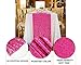 14''x108'' Fuchsia Sparkle Sequin Runner, Hot Pink Sequin Table Runner Glitter Table Runner for Party Event Table Decor
