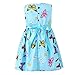 SMILING PINKER Little Girls Dress Butterfly Swing Party Summer Cotton Dresses For Baby Toddler