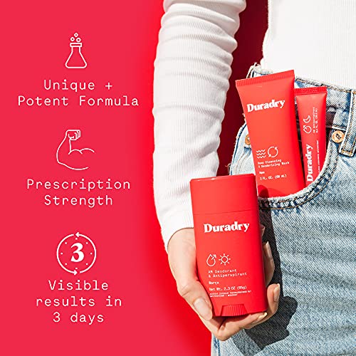 Duradry 3Step Protection System AM Deodorant, PM Antiperspirant Gel
