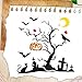 Aozer Halloween DIY Decorative Stencils Set of 6 Pack 6x6 Inch for Painting on Wood, Craft Cards Making, Wall/Glass Painting, Home Decor Or More