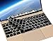 XSKN Hebrew Language Silicone Keyboard Skin Cover for New MacBook Pro 13 Inch Without Touch Bar A1708 (2016 Version, Flat Keys) & New MacBook 12 A1534