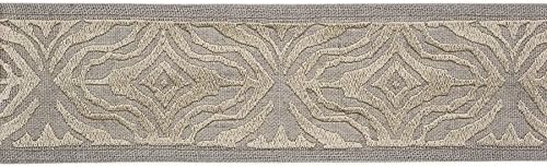 Fabricut 2.5in Tiga Trim Stone