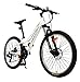 YEOGNED 24″ Suspension Variable Speed Aluminum Mountain Bike Suitable for Teenagers Aged 16+ 4 Colors (White)thumb 2