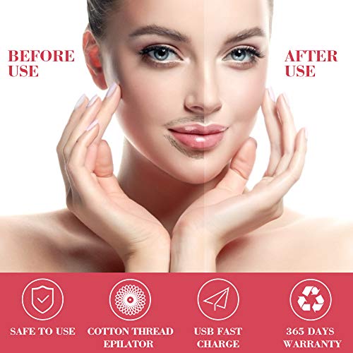image for WAYCOM Electric Hair Remover-Cotton Thread Epilator Shaver Facial Hair