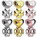Earring Lifters .925 Sterling Silver 3 Pairs - Happy Ending for Droopy Earrings - Easy to Use - Adjustable and Hypoallergenic Earring Backs Support, Compatible with All Standart Earring Post