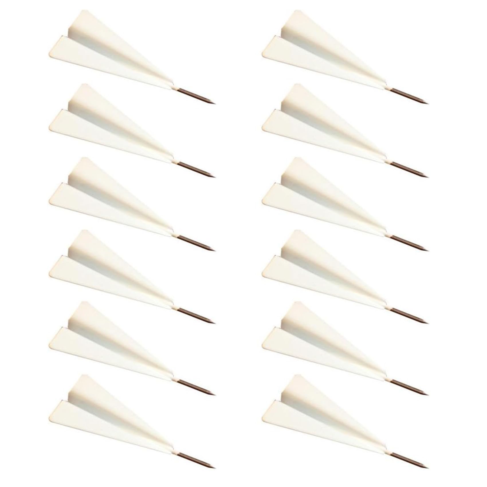 Hdtyyln 12Pcs Push Pins Tacks, Airplane Pushpins Plastic Head with Steel Tips, Clear Tacks with Box, Push Pins for Bulletin Board, Decorative Thumb Tacks, Fun Tacks for Cork Board Message Board