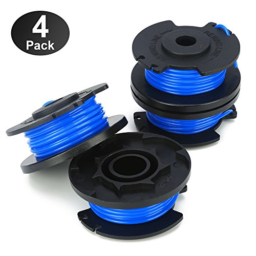YWTESCH Line String Trimmer Replacement Spool 0.065-Inch for Ryobi 18v, 24v, and 40v Cordless String Trimmer, 4 Packs