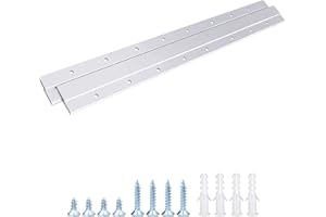 French Cleat Picture Hanger, Aluminum Z Hanger Interlocking Wall Mounting Bracket Hardware Kit Z Clips for Hanging Wall Paint