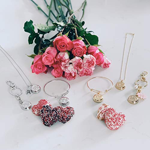 invisawear Smart Jewelry Personal Safety Device Gold Flower