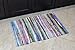 DII Chindi Home Collection Handwoven Multicolor Area Rag Run, 4x6