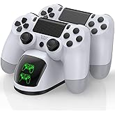 PS4 Controller Charger Dock Station with Charging Cable,1.8Hour Fast-Charging PS4 Controllers Charging Station for PlayStation 4 Dualshock 4 Charger