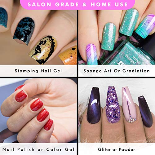 Liquid Latex for Nails Cuticle Guard - Ejiubas Peel Off Liquid Latex for Nail Stamping Kit Nail Protector Nail Polish Barrier Skin Nail Liquid Tape 1 Bottles with 10pcs Wooden Sticks
