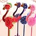 KitMax (TM) Pack of 12 Pcs 0.5 Mm Cute Cool Novelty Ostrich Shape Ballpoint Pen Office School Supplies Students Children Gift (Color May Vary)