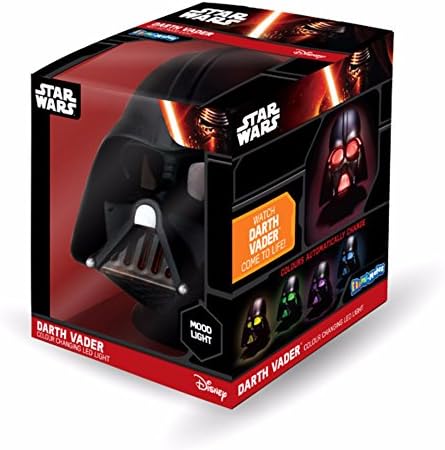 Illumi-Mates Star Wars Official Darth Vader Bedside Lamp (One Size) (Multicolored)