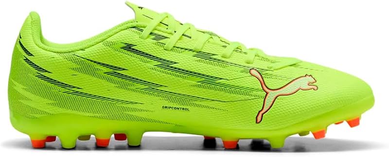 Ultra 6 Play MG Chaussures de Football Unisexes Jaune Alerte Noir-rougeâtre Lime Squeeze, 41 EU, Yellow Alert PUMA Squeeze Squeeze Noir/Rouge, 41 EU — photo 4 sur 6