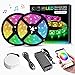 LED Strip Lights App Controlled, 16.4ft/5M Bluetooth Waterproof Music Light Strips, 24V 150 LEDs 5050 RGB Flexible Lighting with Adhesive, LED Strip Lighting Kit for Home Kitchen