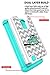 LG K8 Case, LG Escape 3 Case, LG Phoenix 2 Case, Style4U Cute Owl Studded Rhinestone Crystal Bling Hybrid Armor Case Cover for LG K8 / LG Escape 3 / LG Phoenix 2 with 1 Style4U Stylus [White/Teal]