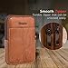 Hengwin Samsung Galaxy S20 Ultra S20+ S10+ S9 Plus Belt Holster iPhone 11 Pro Max XS Max XR 8/7 /6 Plus Belt Loop Phone Pouch Note 10+ 9 8 Belt Clip Case Holster Leather Cell Phone Bag for Men(Brown)