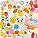Squishies Toy Set, 20 Pcs Squishy Slow Rising Random Simulation Bread Stress Relief Toys, Birthday Gifts for Kids Party Favors, Kawaii Ornaments for Girl