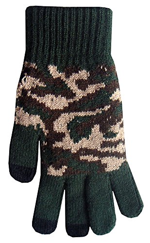 Boss Tech Products, Inc.Touchscreen Gloves (BTP-GLV-CAMOGRN)