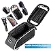 Bicycle handlebar Bag, FishOaky Waterproof Bike Frame Phone Bags, Cycling Top Tube Pannier Sensitive Touch Screen Sun Visor Large Capacity Phone Case Fits for iPhone Xs / 8 plus, Galaxy Note 9/ S9,etcthumb 4