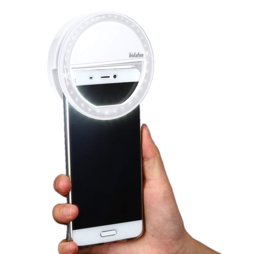 bidafun Compatible Selfie Light Ring Light 36 LED per iPhone 6/7/8 6/7 / 8Plus X XS iPhone11 Xs