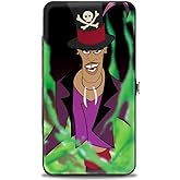 Buckle-Down Women's Hinge Wallet-The Princess and The Frog Dr. Facilier, 7" x 4"