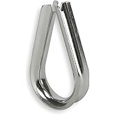 Wire Rope Thimble, 3/16 in, 304 SS, PK25