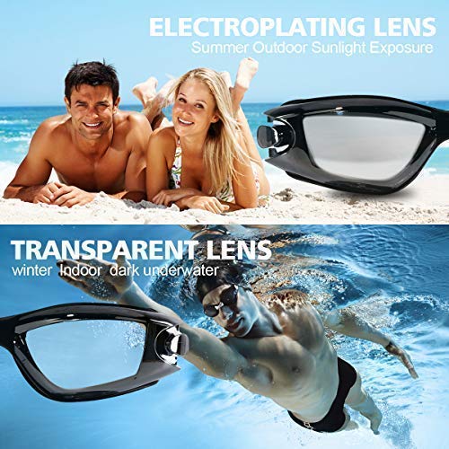 BOCCA Swim Goggles (Black)