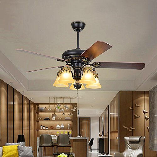 Luxurefan Retro Classic Ceiling Fan Light Fixture Elegant