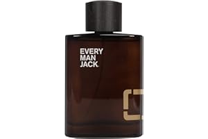 Every Man Jack Mens Sandalwood Cologne for Outdoor Guys - Notes of Amber, Vetiver, and a Touch of Vanilla - Long Lasting and No Harmful Chemicals - 3.4 FL-ounce - 1 Bottle