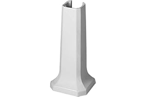 Duravit 0857910000 1930 Series Sink Pedestal, White Finish