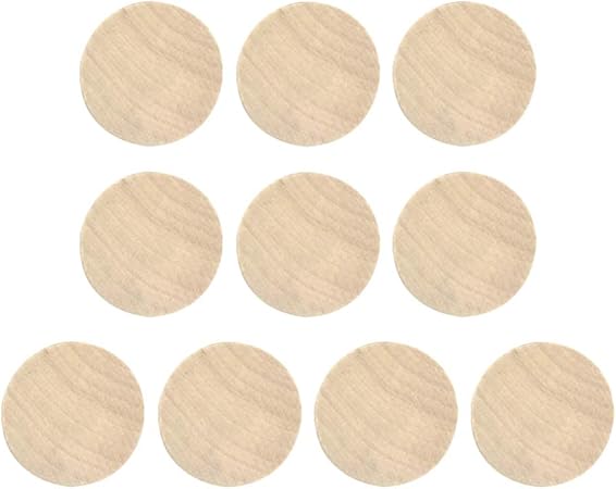 SUPVOX 20pcs Unfinished Wood Blocks 