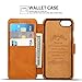 iPhone 8 Plus Case, iPhone 7 Plus Case, Pasonomi iPhone 7/8 Plus Leather Wallet Case - [Slim Fit] Vintage Flip Case Cover with Stand Function & Credit Card Slots for iPhone 8/7 Plus 5.5 (Light Brown)