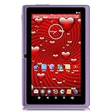 iRULU eXpro X1 7 Inch Google Android Tablet PC, 1024600 Resolution, 8GB Nand Flash, Wi-Fi, Games, Dual Cameras (Purple)