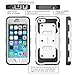 iPhone 5/5s/SE Case, Armorbox i-Blason Built in Screen Protector Full Body Heavy Duty Protection/Holster/Bumper Case for Apple iPhone SE 2016 Release/Compatible with iPhone 5S/5 (White)