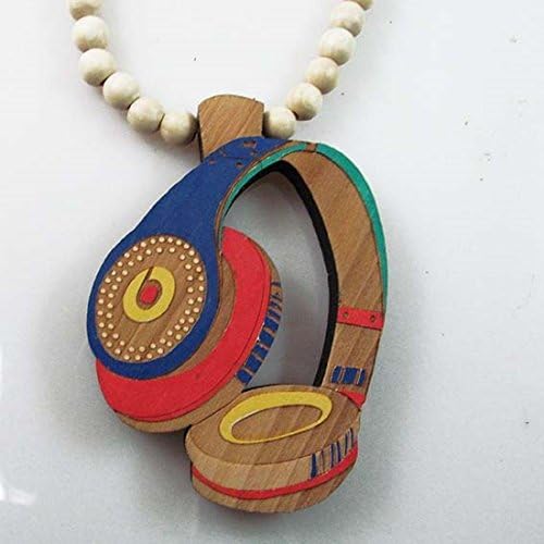 Rima Imar Beats Wood Colored Beaded Necklace Fashion Jewelry