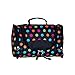 Everest Deluxe Toiletry Bag, Polkadot, One Size