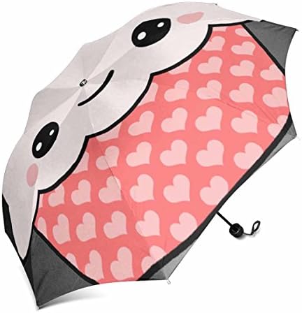 Honxjsnz Folding Umbrella Windproof Sturdy and Portable，37.4 inch x 11.42 inch