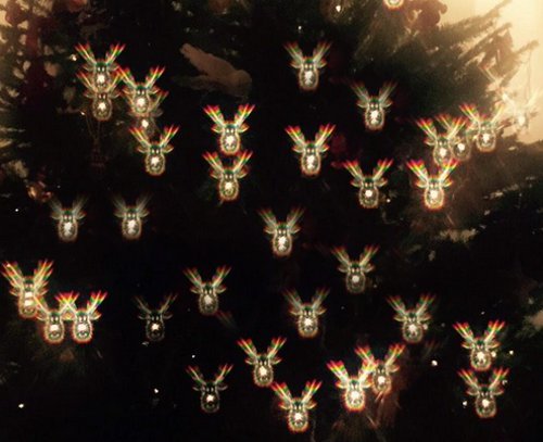 image for Holiday Eyes Glasses 3D Christmas Glasses - 5 Pairs / 5 Turn Christmas