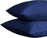 MOONLIGHT20015 Double Duvet Cover Navy Solid 200x200 with 2 Pillowcases view 7