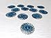 3M Radial Bristle Discs Brushes 0.75” Blue 400 Grit 3/4