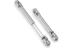 RC HUB RC-Hub 1Pcs RC Driveshafts Metal Drive Shaft 45-50/47-57/55-67/60-80mm for 1:14 Tamiya Trailer Tractor Truck RC Crawler Car (80mm-110mm)